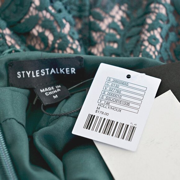 NWT StyleStalker Davis Midi Dress M Peacock - Picture 4 of 5